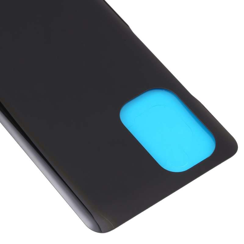 Glass Battery Back Cover for Xiaomi Poco F3(Black)