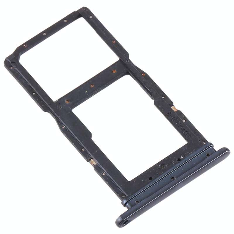 SIM Card Tray + SIM Card Tray / Micro SD Card Tray for Huawei Honor 9X / Honor 9X Pro(Black)
