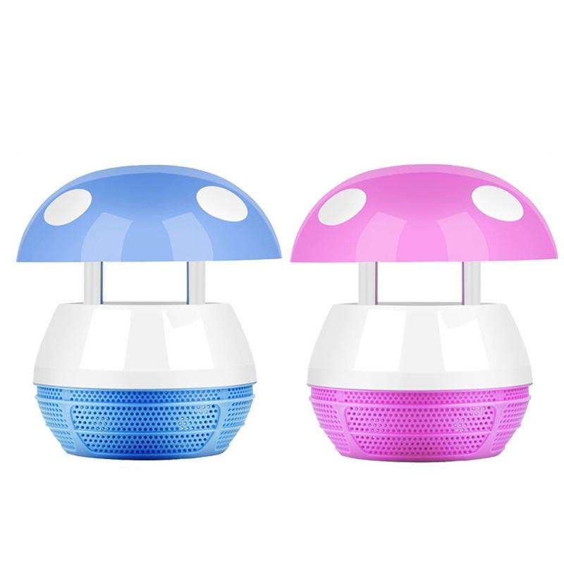 Mushroom LED Mosquito Killer Lamp Household USB Mosquito Killer(Sky Blue)