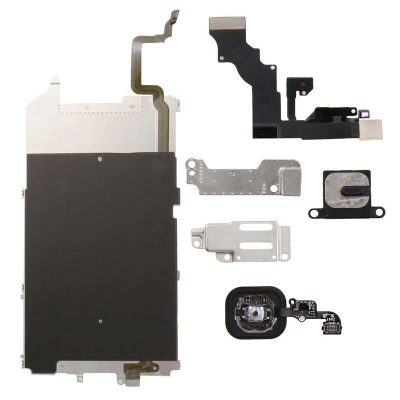 6 in 1 for iPhone 6 Plus LCD Repair Accessories Part Set(Black)