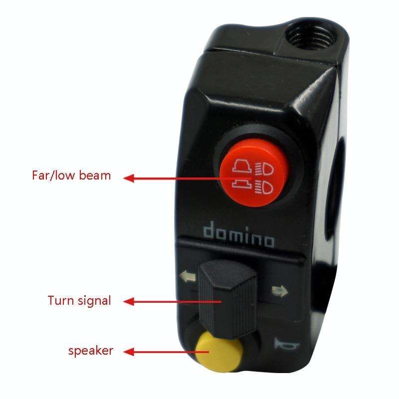 Motorcycle Modification Aluminum Alloy Handle Switch High Low Beam Light Turn Signal Horn Control...