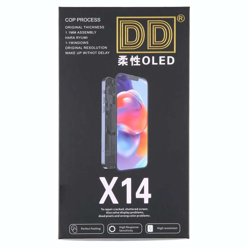 For iPhone 14 Soft DD OLED LCD Screen with Digitizer Full Assembly