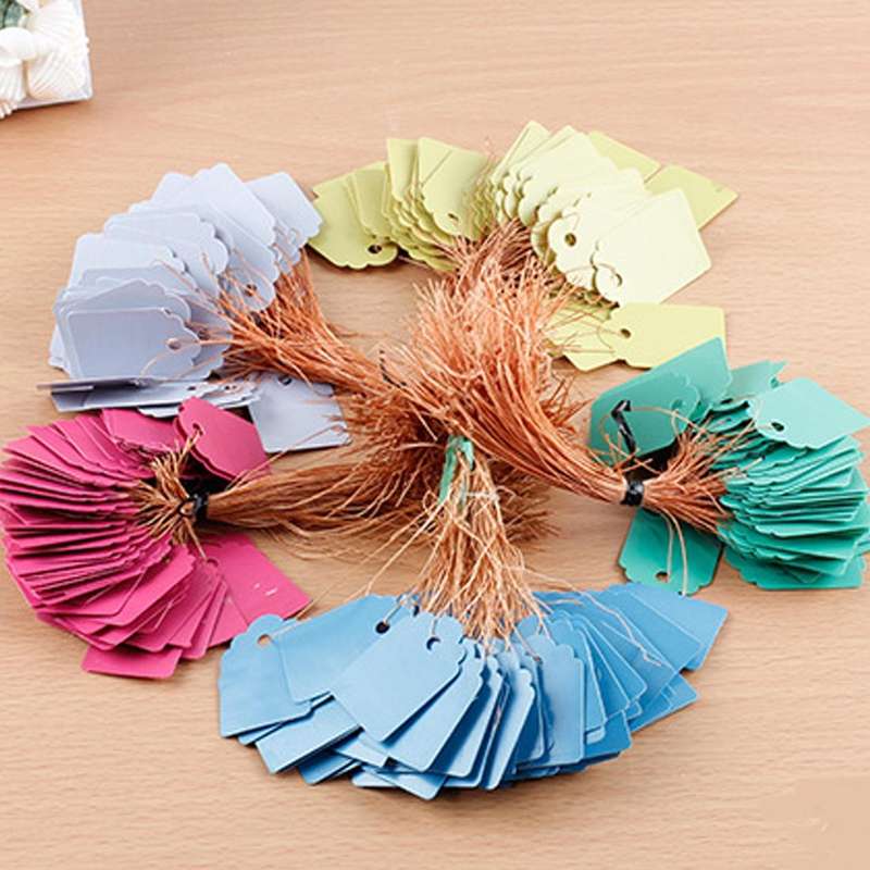100 PCS Waterproof Durable and Reusable Plastic Nursery Garden Plant Label Flower Tag Mark Plant ...