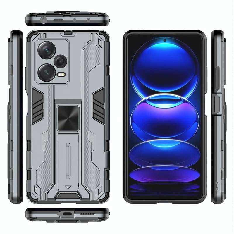 For Xiaomi Redmi Note 12 Pro+ China Supersonic PC + TPU Shock-proof Protective Case with Holder(G...