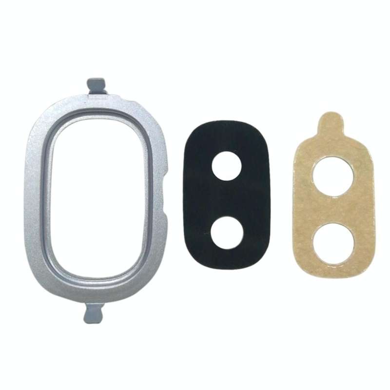 For Galaxy J4, J400F/DS, J400G/DS 10pcs Back Camera Bezel with Lens Cover & Adhesive (Blue)