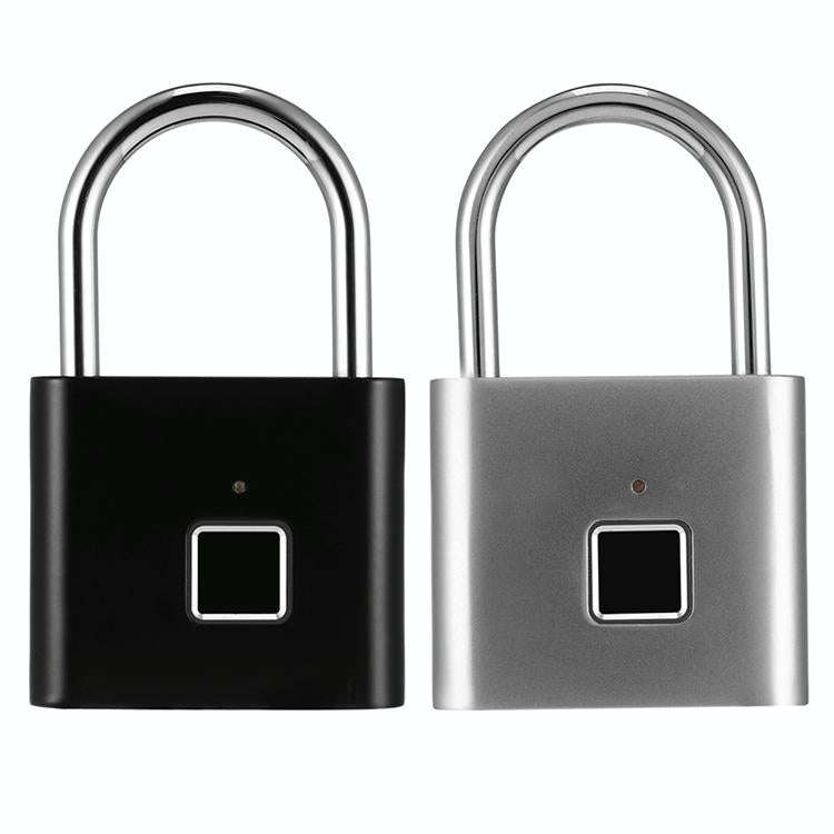 Stainless Steel Automatic Intelligent Fingerprint Padlock Electronic Lock, 10 Fingerprint Edition...