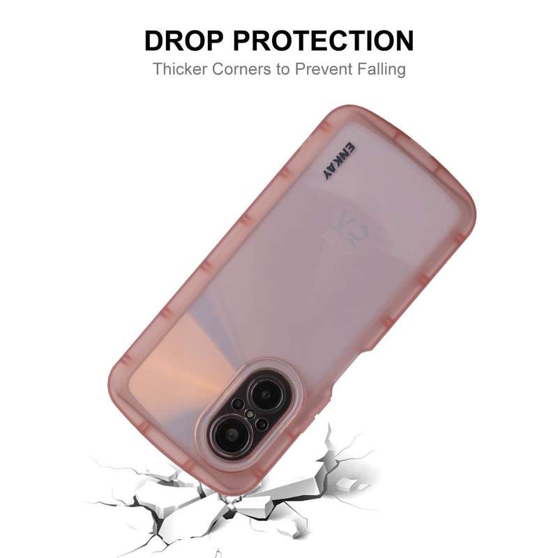 For Huawei Nova 9 SE / Honor 50 SE ENKAY Translucent Matte TPU Shockproof Phone Case(Pink)