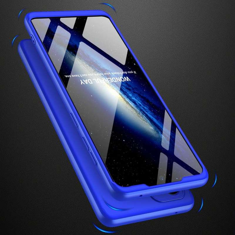 For Samsung Galaxy A33 5G GKK Three Stage Splicing Full Coverage PC Phone Case(Blue)