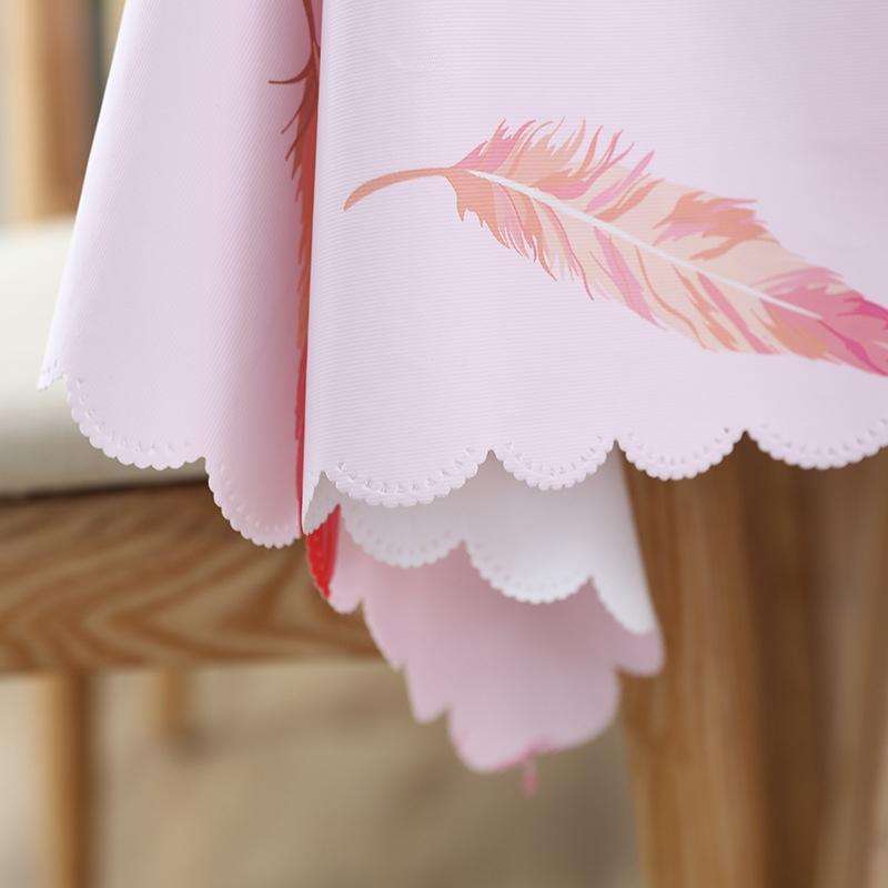 Printinging Coffee Dining Table Cloth PVC Waterproof Oilproof Anti-scalding Tablecloth, Size:140x...