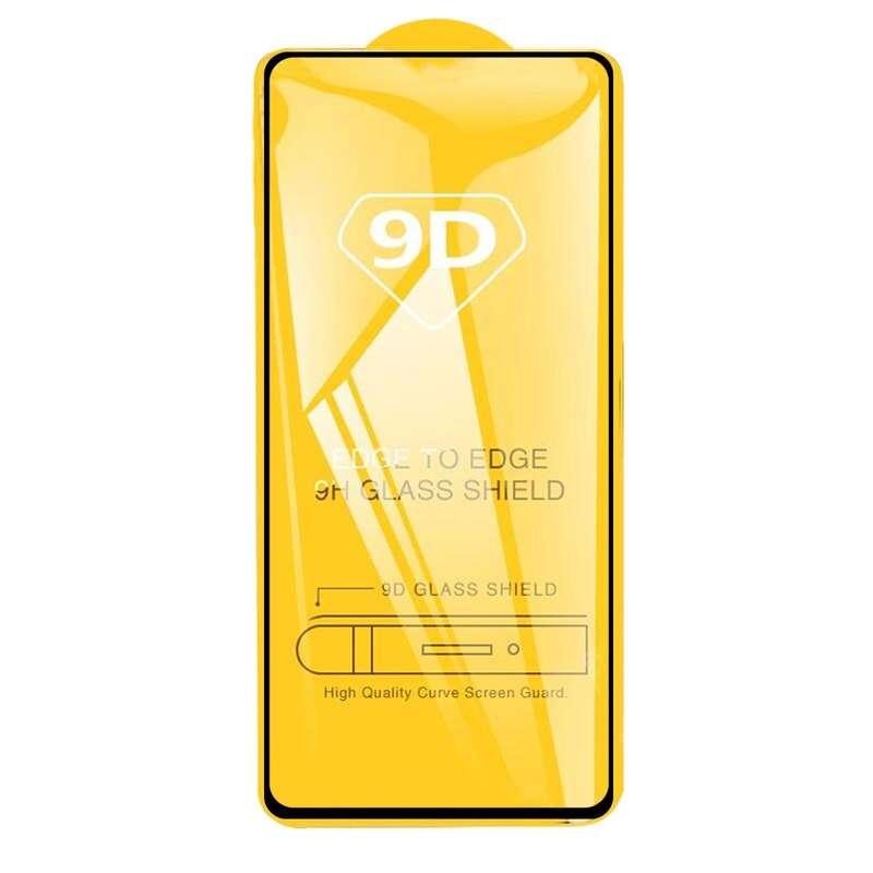For vivo V27e 25pcs 9D Full Glue Full Screen Tempered Glass Film