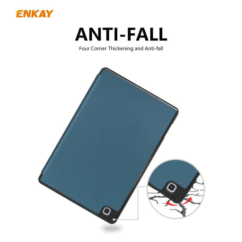 For Samsung Galaxy Tab S6 Lite P610 / P615 / Tab S6 Lite 2022 / P613 / P619 ENKAY Leather Smart T...