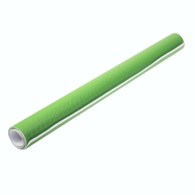 Car Decorative 3D Carbon Fiber PVC Sticker, Size: 152cm x 50cm(Green)
