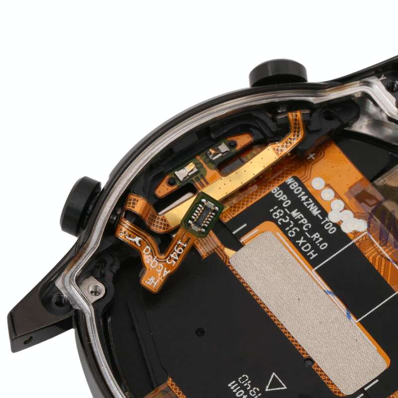 LCD Screen and Digitizer Full Assembly With Frame for Huawei Watch GT 2 46mm(Black)