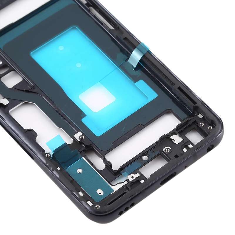 Front Housing LCD Frame Bezel Plate for LG G8 ThinQ (Black)