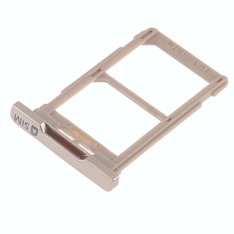 For Galaxy Tab A 7.0 (2016) SM-T285 SIM Card Tray + SIM Card Tray (Gold)