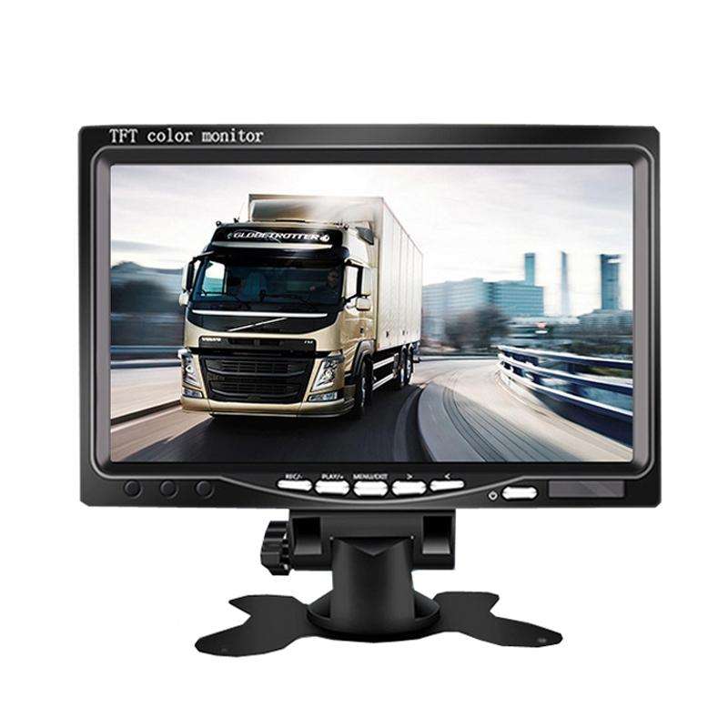 YB-700A-1 7 Inch 12/24V HD Car Monitor Display HDMI VGA AV Interface Home Computer Video Player R...