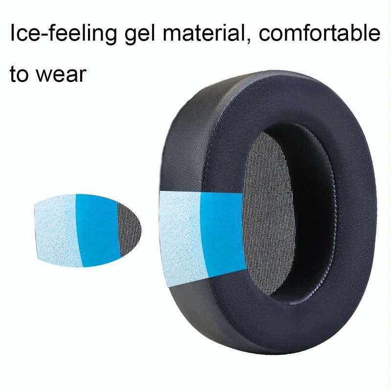 For Sony WH-1000XM4 2pcs Ice Gel Headphones Sponge Cover Earmuffs