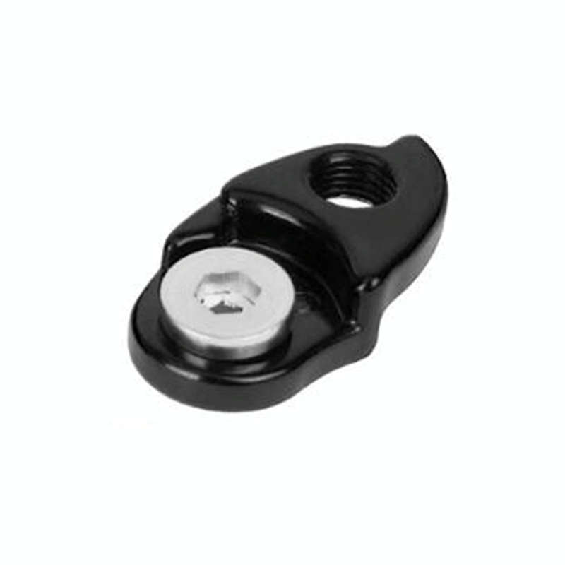 ZTTO Mountain Bike Rear Derailleur Adapter Support Tail Hook Lengthened Seat Expand Flywheel (Black)