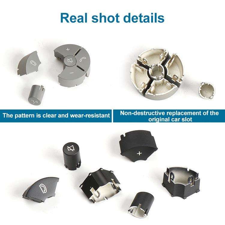 Car Right Side Steering Wheel Switch Buttons Panel for Mercedes-Benz W204 2007-2014, Left Driving...