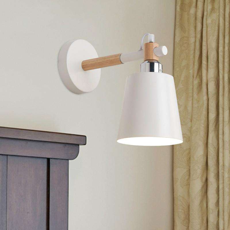 Staircase Aisle Bedside Bedroom Wall Lamp Creative Simple Background Restaurant Oblique Barrel Li...