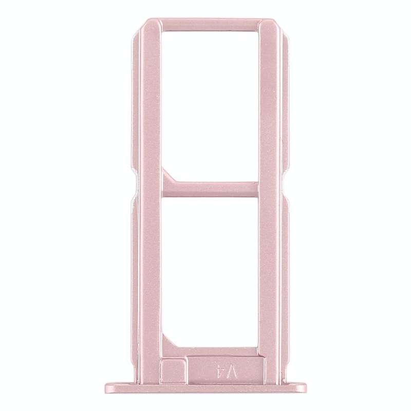 For Vivo X7 2 x SIM Card Tray (Rose Gold)