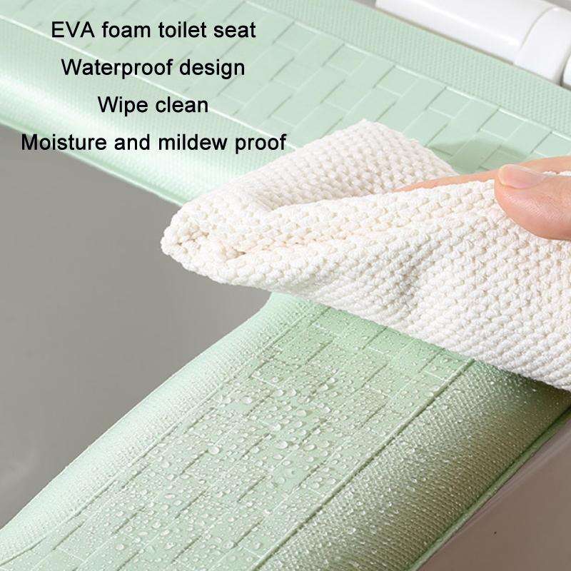 Household Thickened Waterproof Washable Toilet Seat, Color: Gray