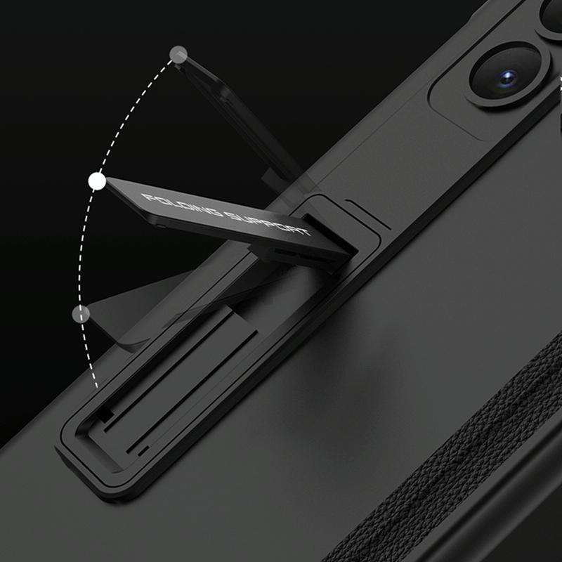 For Samsung Galaxy Z Fold5 GKK Integrated Magnetic Full Coverage Folding Phone Case(Gold)