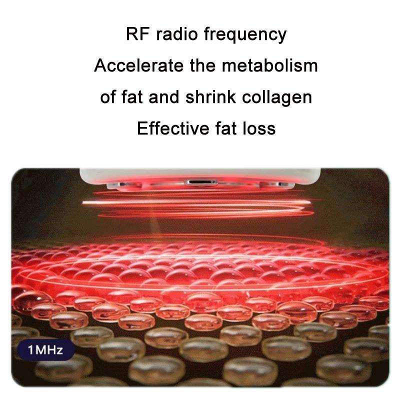 7 in 1 RF Skin Rejuvenation Firming Ultrasonic Weight Loss Instrument(White)