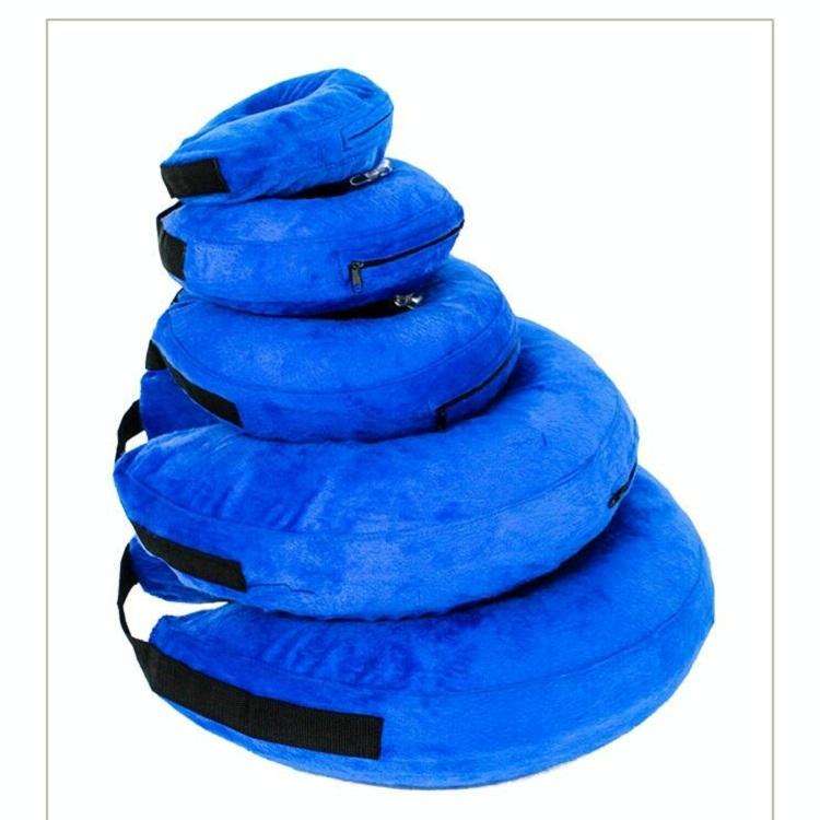 Dog Collar PVC Inflatable Pet Anti-snatch Collar, Size:L(Blue)