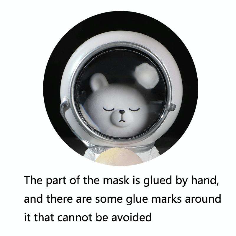 W1153 Resin Planet Night Light Home Decorations, Style: Kitten Astronaut