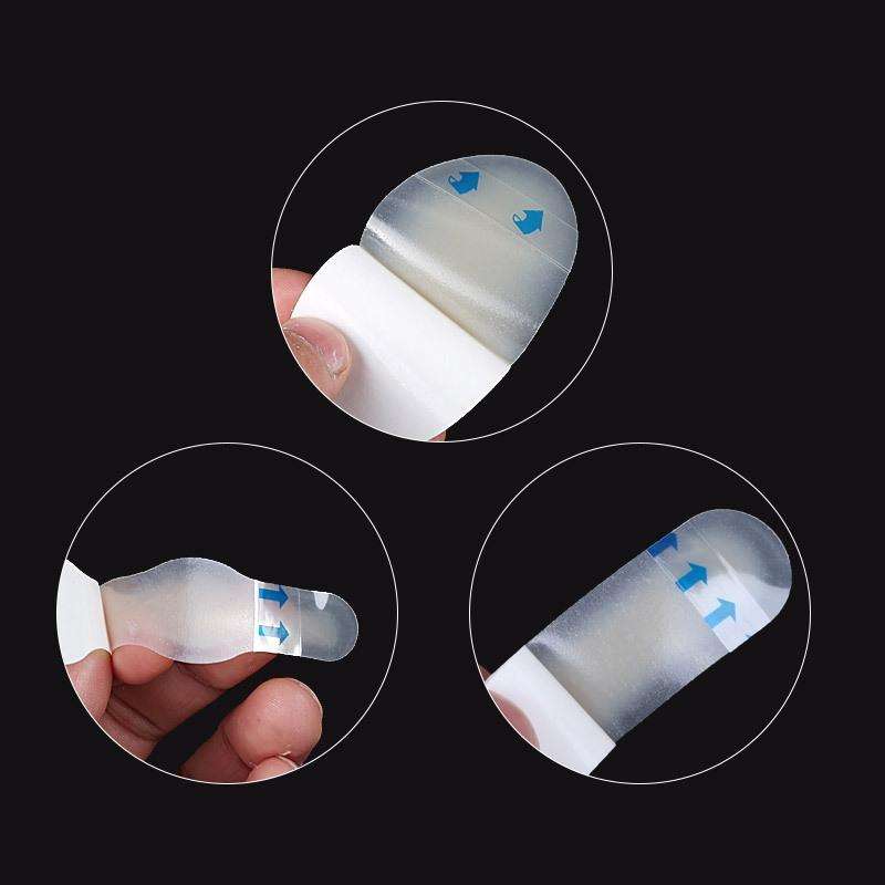 10 PCS Foot Care Skin Hydrogel Analgesic Plaster Blisters Slip Heel Protector Size: 44x69cm