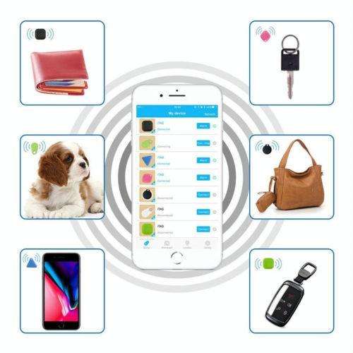 Pet Child Wallet Alarm Key Finder Mini Tag Smart Tracker Bluetooth GPS Locator Alarm Auto Car Pet...