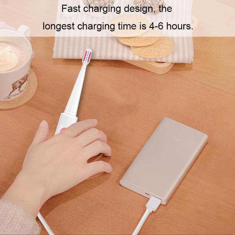 USB Wireless Charge Sonic Electric Toothbrush Adult Oral Hygiene Rechargeable Ultrasonic Tooth Br...