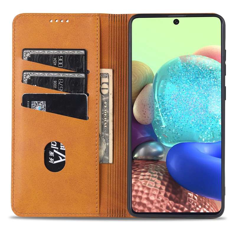 For Samsung Galaxy Note 10 Lite AZNS Magnetic Calf Texture Horizontal Flip Leather Case with Card...