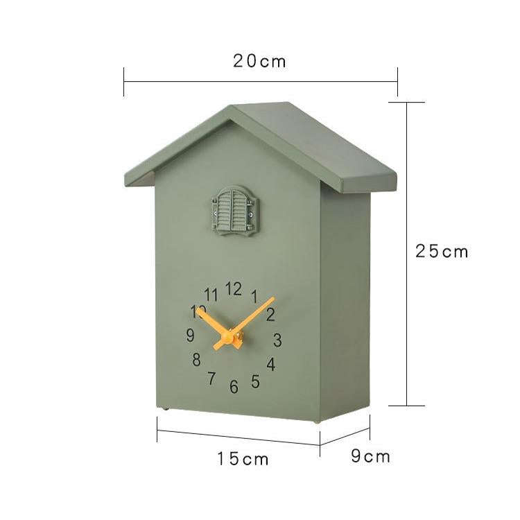 T60 Cuckoo Clock The Bird Reports On The Hour Clock, Colour: Orange Top