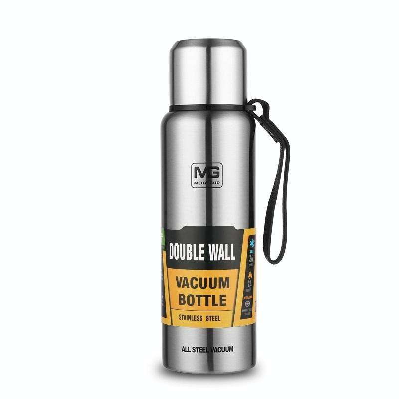 Outdoor Thermos Portable Large Capacity Insulated Cup, Capacity:500ml(Silver)