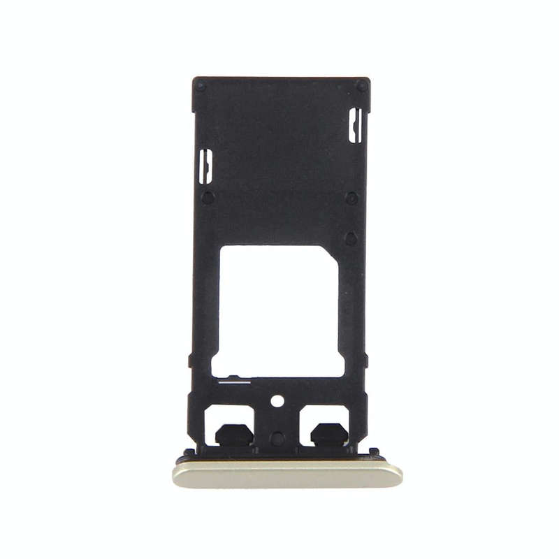 SIM Card Tray + Micro SD / SIM Card Tray + Card Slot Port Dust Plug for Sony Xperia X (Dual SIM V...