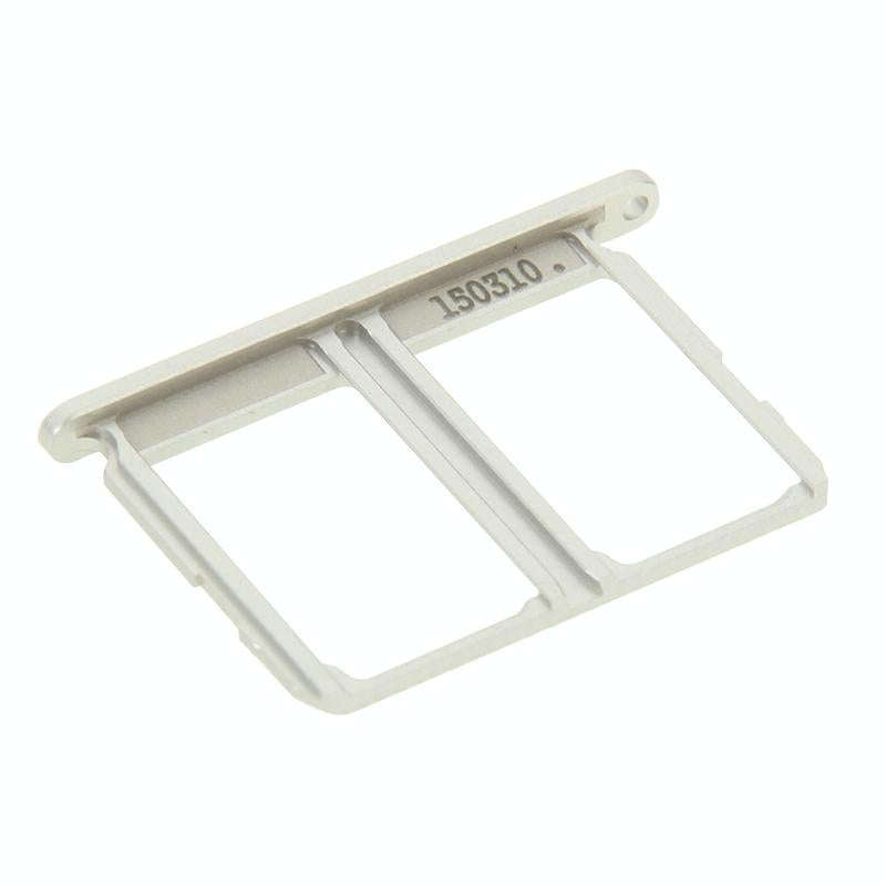 For Galaxy S6 2 SIM Card Tray (Silver)
