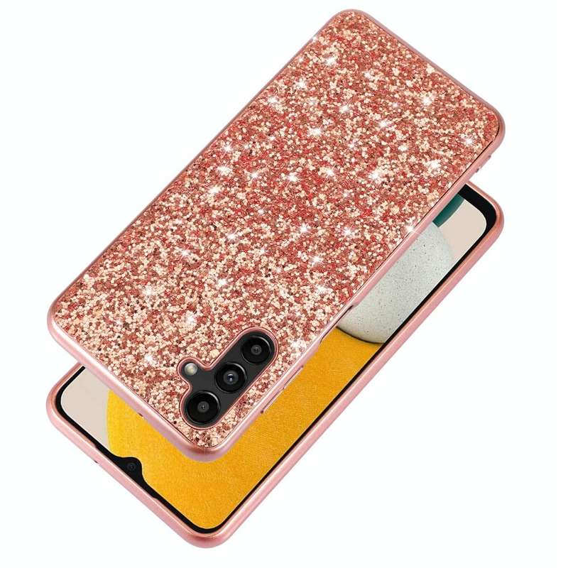 For Samsung Galaxy A54 5G Glitter Powder Shockproof TPU Phone Case(Black)