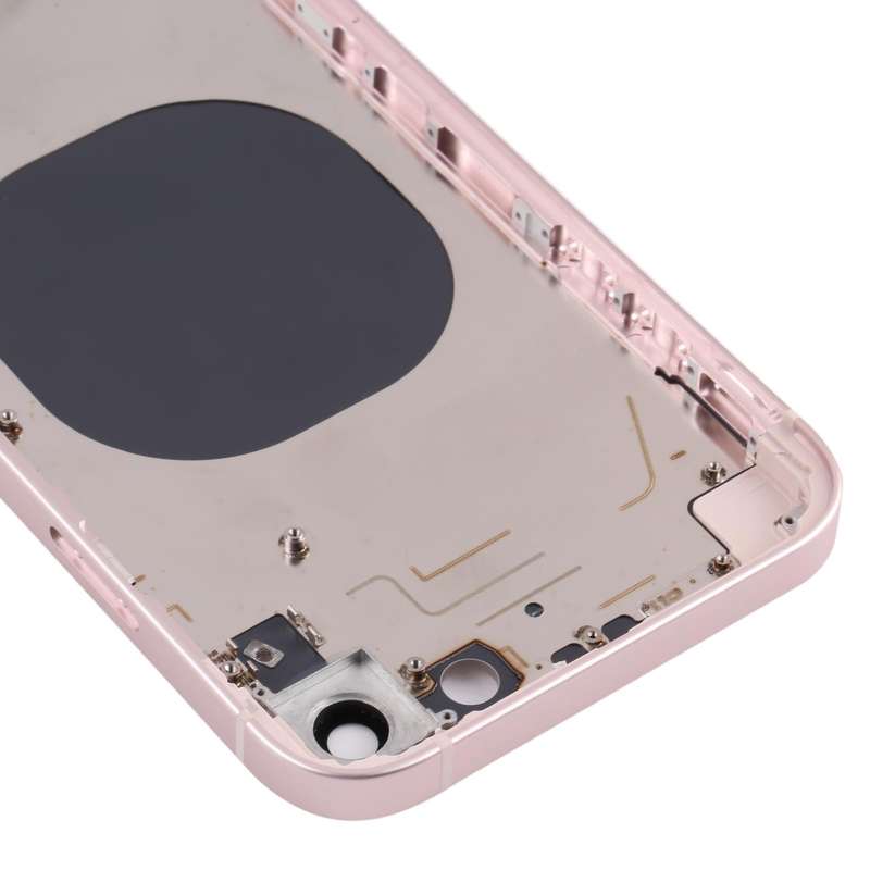 Back Housing Cover with Appearance Imitation of iP13 for iPhone XR(Pink)