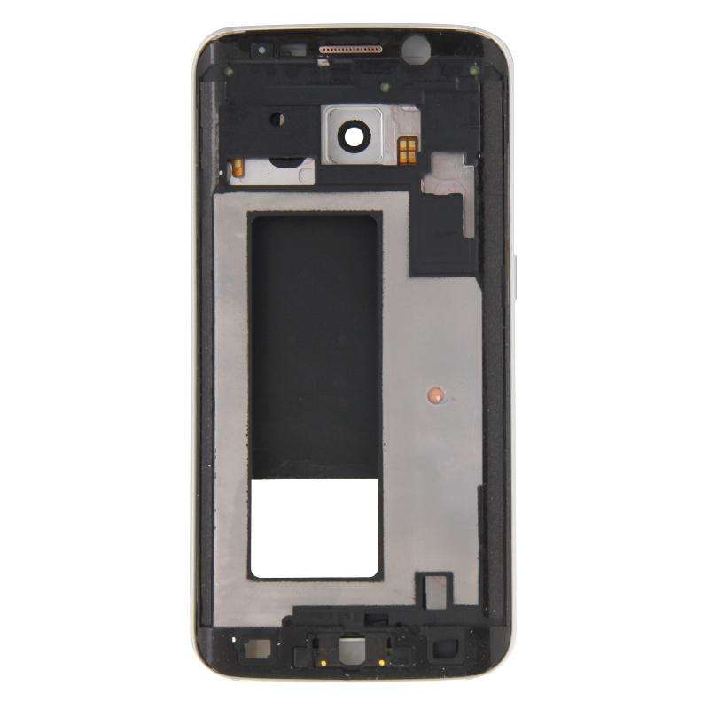 For Galaxy S6 Edge / G925 Full Housing Cover (Front Housing LCD Frame Bezel Plate + Back Plate Ho...