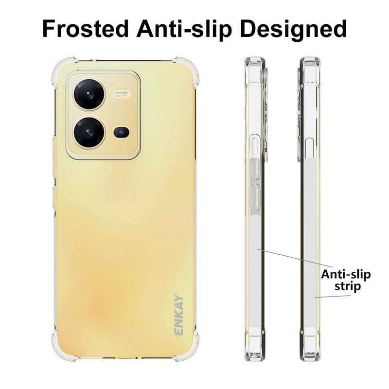 For vivo V25 5G Global ENKAY Clear TPU Shockproof Phone Case