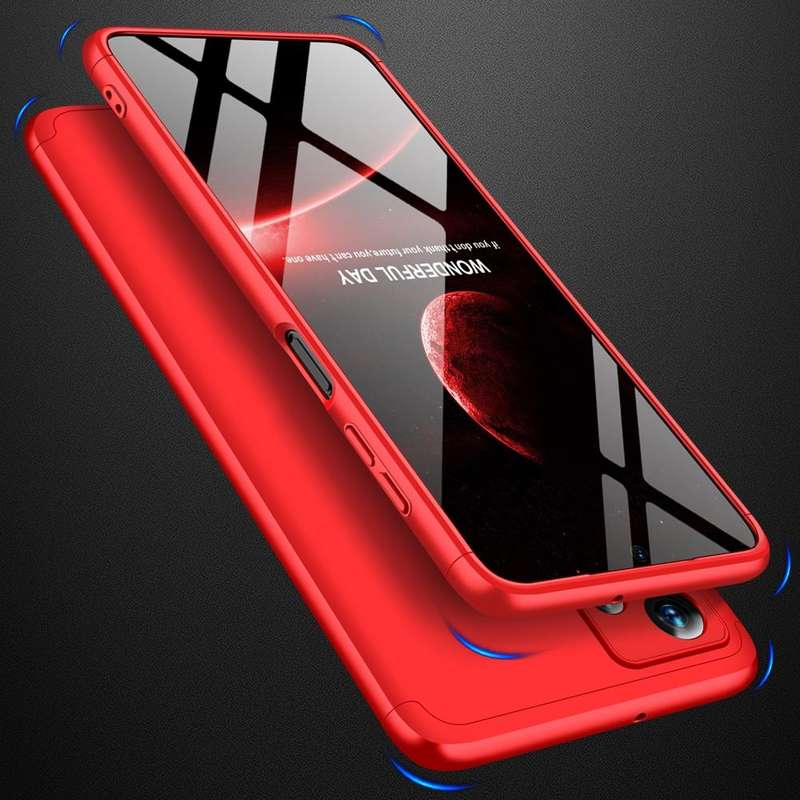 For Samsung Galaxy A23 GKK Three Stage Splicing Full Coverage PC Phone Case(Red)