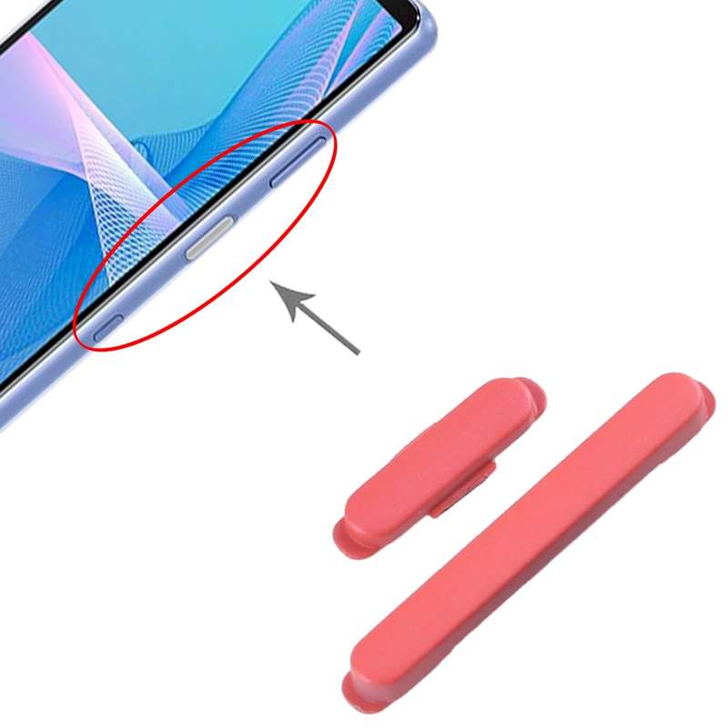 For Sony Xperia 10 III Original Power Button and Volume Control Button (Red)