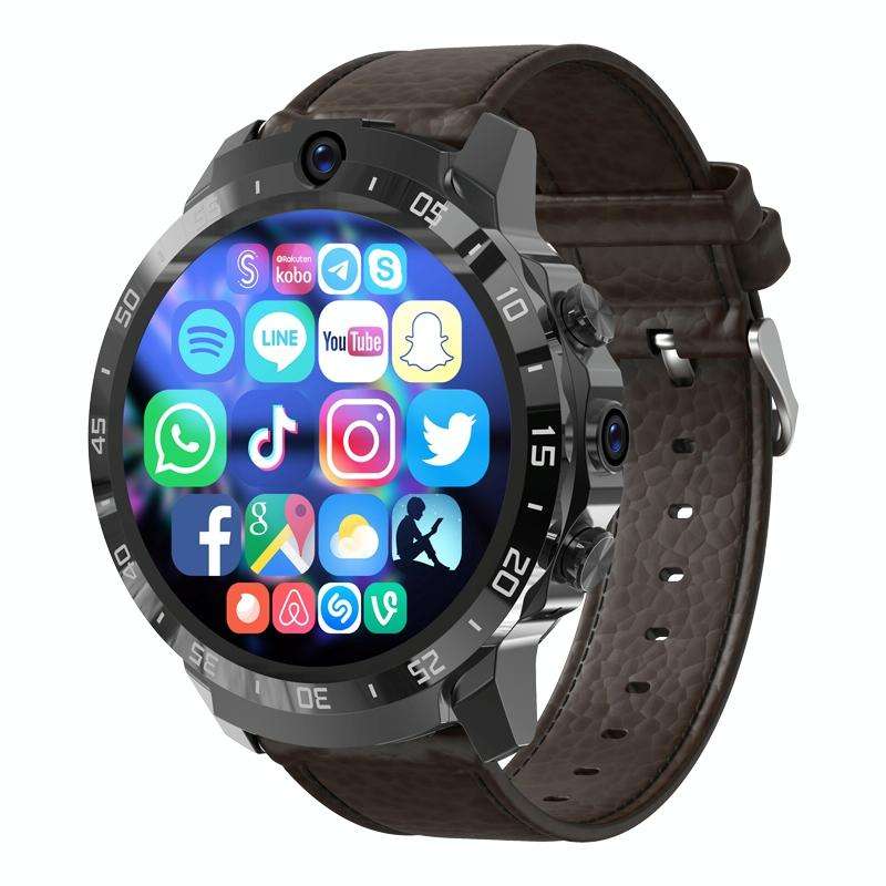 MT27 4G+64G 1.6 inch IP67 Waterproof 4G Android 8.1 Smart Watch Support Heart Rate / GPS, Type:Le...