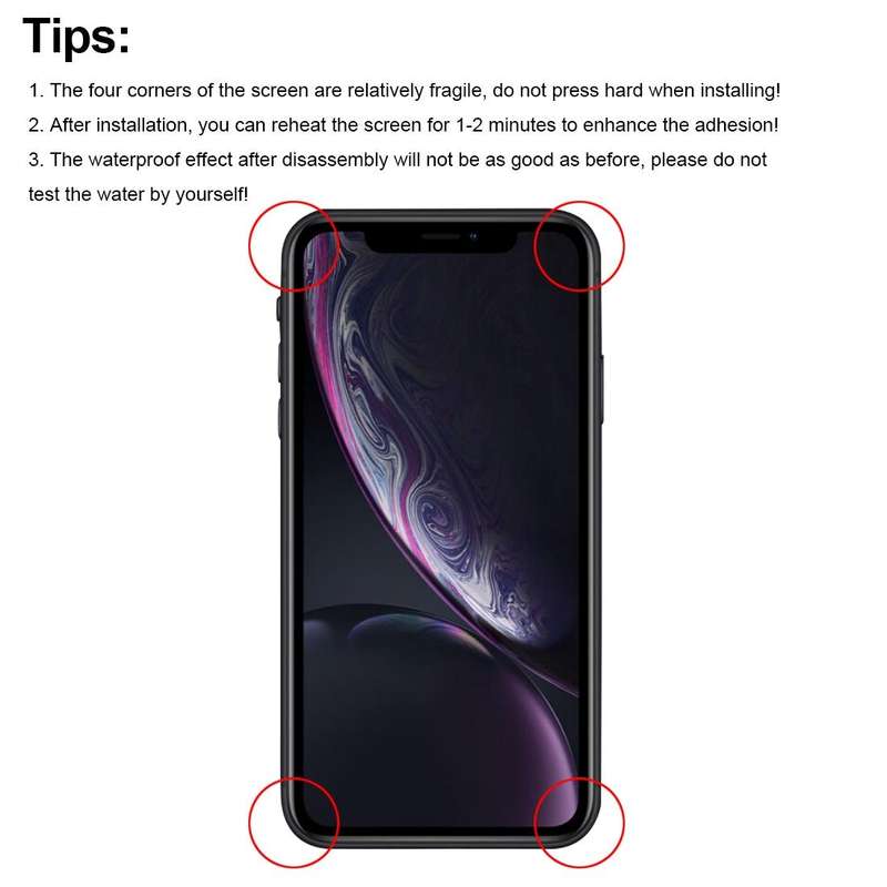 JK TFT LCD Screen for iPhone XR with Digitizer Full Assembly(Black)