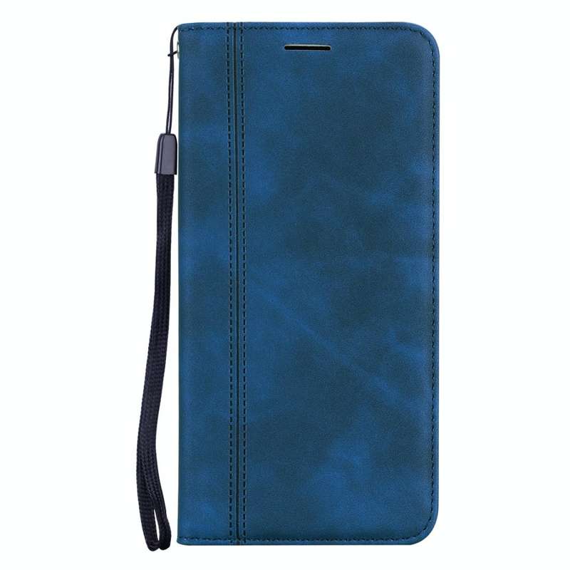 For Samsung Galaxy J7 / J730 (EU) Frosted Business Magnetic Horizontal Flip PU Leather Case with ...