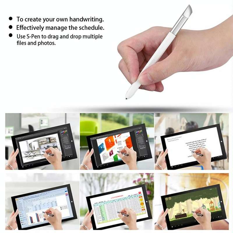 Smart Pressure Sensitive S Pen / Stylus Pen for Galaxy Note 10.1 / N8000 / N8010(White)