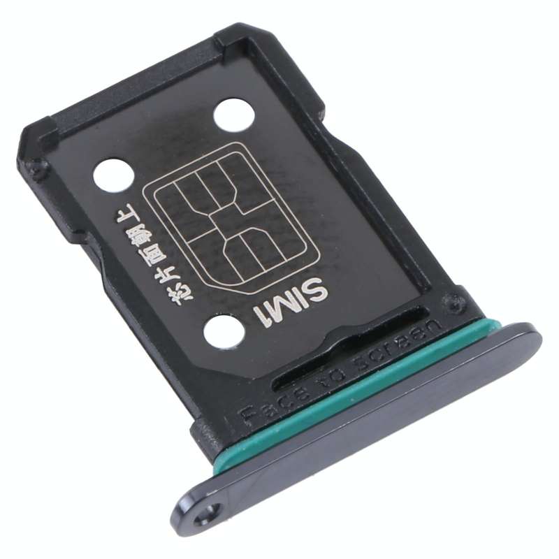 For OPPO Reno7 SE 5G SIM Card Tray + SIM Card Tray (Black)