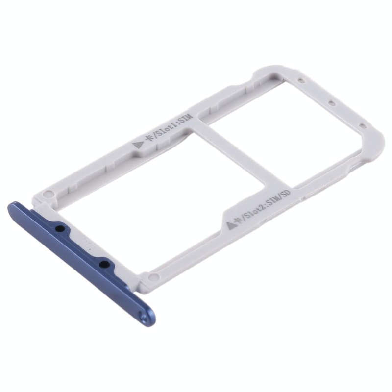 SIM Card Tray + SIM Card Tray / Micro SD Card Tray for Huawei Honor V9 (Blue)
